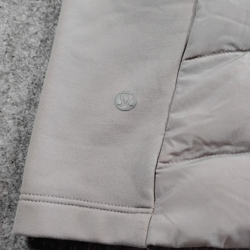 Lululemon Down For It All Vest 8 Womens Puffer Grey‎ Goose Winter Body Warmer